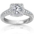 14k White Gold 1ct TDW Diamond Engagement Ring