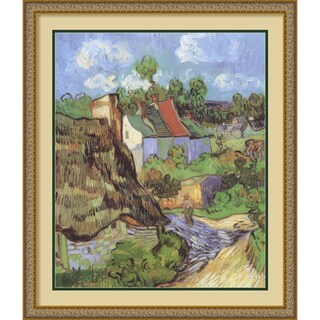 Vincent Van Gogh 'Houses at Auvers, 1890' Framed Art Print