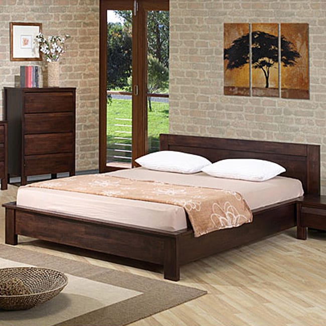 Alsa Queen Platform Bed - 80071335 - Overstock.com Shopping - Great 