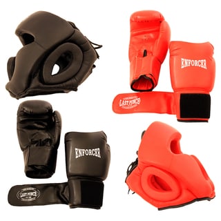 Click to Enlarge for Pro Boxing Gloves and Head Gear (Set of 2 Each) Pro Boxing Gloves and Head Gear (Set of 2 Each)-Image