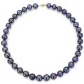 DaVonna 14k 7.5-8mm Black Freshwater Cultured Pearl Strand Necklace (16-36 inches)