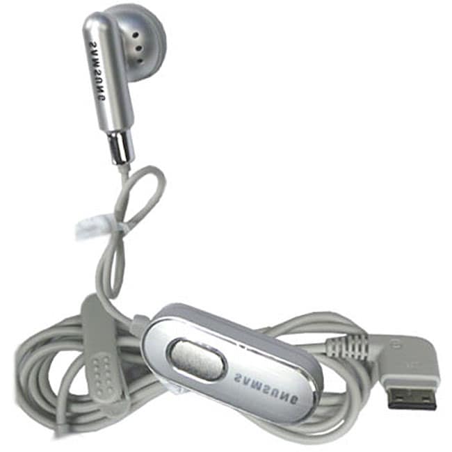 Samsung T809 Series Silver Hands-free Earbud-style Headset