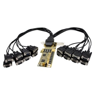 StarTech.com 16 Port Low Profile RS232 PCI Express Serial Card - Cabl