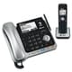 AT&T TL86109 DECT 6.0 2-Line Expandable Corded/Cordless Phone with Bl