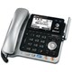 AT&T TL86109 DECT 6.0 2-Line Expandable Corded/Cordless Phone with Bl