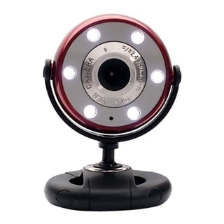 Gear Head Quick WCF2750HDRED-CP10 Webcam - Red - USB