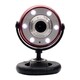 Gear Head Quick WCF2750HDRED-CP10 Webcam - Red - USB