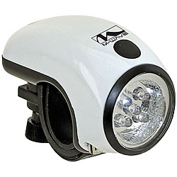 M-Wave 5 LED Biking Headlight-Image