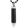 Two-tone Stainless Steel Bullet Necklace