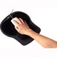 Fellowes Easy Glide Gel Wrist Rest and Mouse Pad - Black