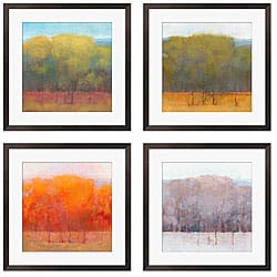 Buy Online Kim Coulter ' Change of Seasons I-IV' 4-piece Giclee Art Set