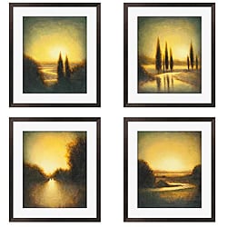 Low Price St. John 'Autumn Oasis' 4-piece Framed Art Set