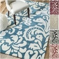 Handmade Alexa Pino Tribal Damask Rug (5' x 8')