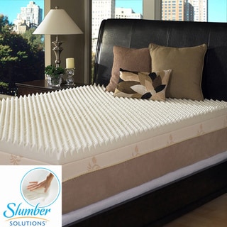 Slumber Solutions Highloft Supreme 4-inch Memory Foam Mattress Topper