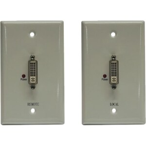 Tripp Lite DVI over Cat5 / Cat6 Extender, Wallplate Video Transmitter