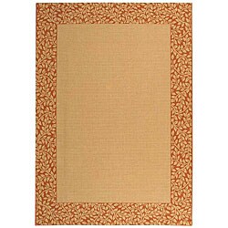 Buy Cheap Safavieh Indoor/ Outdoor Natural/ Terracotta Rug (7'10 x 11')