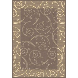 Great Prices Safavieh Indoor/ Outdoor Oasis Brown/ Natural Rug (9' x 12')