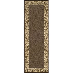 For sale Safavieh Indoor/ Outdoor Kaii Chocolate/ Natural Runner (2'4 x 6'7)