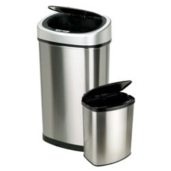 Nine Stars Motion Sensor 13.2 and 2.1-gallon Trashcans (Case of 20)
