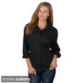 Journee Collection Women's 3/4 Sleeve Blouse