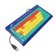 Califone Kids Computer Keyboard USB Color Coded Keys via Ergoguys