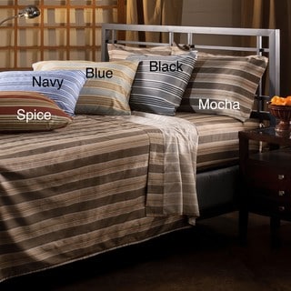 Yardley 300 Thread count Printed Stripe Sheet Set