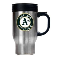 Oakland Athletics 16-oz Stainless Steel Travel Mug