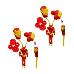 Nemo Digital Iron Man 3D Sculpt Earbud Headphones (Case of 2)