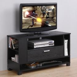 Black Wood TV Stand / Gaming Console