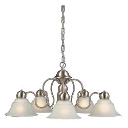 Brushed Nickel 5-light Chandelier