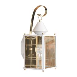 White Outdoor Wall Light