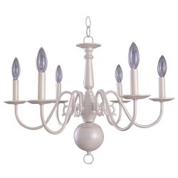 Pearl Mist 6-light Chandelier