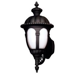 Black 1-light Outdoor Wall Sconce
