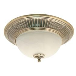 Antique Brass Flush-mount Light Fixture