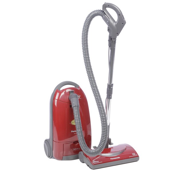 Panasonic Burgundy MC-CG902 Canister Bag Vacuum