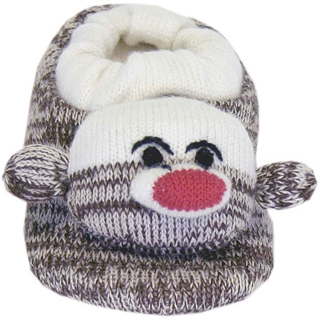 mens sock monkey slippers