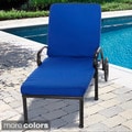 Indoor/ Outdoor 21" Wide Chaise Lounge Cushion with Sunbrella Fabric
