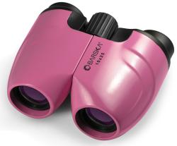 Barska 10x25 Pink Compact Focus-free Sport Binoculars with Pouch