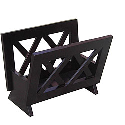 Wood Magazine Rack