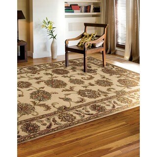 Nourison Hand-tufted Caspian Ivory Wool Rug (8' x 10'6)