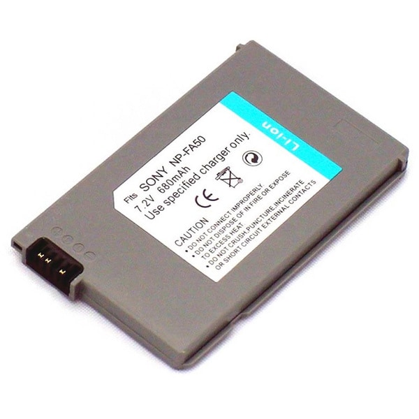 Sony NP-FA50 Info Lithium A Series Rechargeable Camcorder Battery