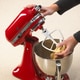 KitchenAid KSM150PSER Empire Red 5-quart Artisan Tilt-Head Stand Mixer 