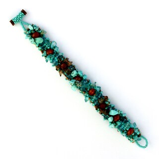 Isabela Cafe Blue Bracelet (Guatemala)
