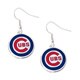 MLB Chicago Cubs Dangle Logo Earrings