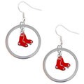 Boston Red Sox Dangle Logo Earrings