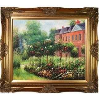 (^_-) Renoir 'Garden at Fontenay, 1874' Canvas Art