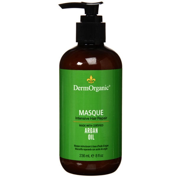 Derm Organic Intesive Hair Repair Argan Oil 8-ounce Masque