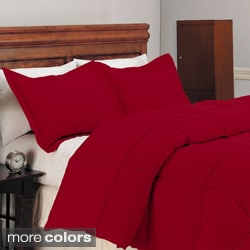 (>_<)  Microfiber Down Alternative 3-piece Comforter Set
