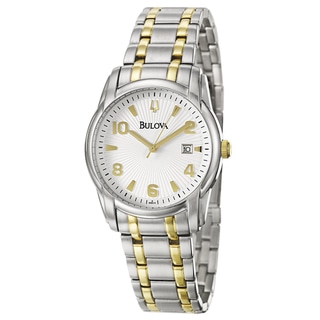 Bulova Men's Bracelet Two-tone Stainless Steel Watch