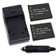 INSTEN Charger/ 2 Batteries for Fuji NP-45 FinePix Z70/ Olympus Li-40B/ Nikon